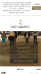 Mobile Screenshot of kohlmarkt.com