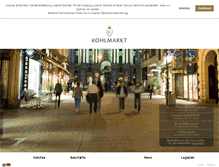 Tablet Screenshot of kohlmarkt.com
